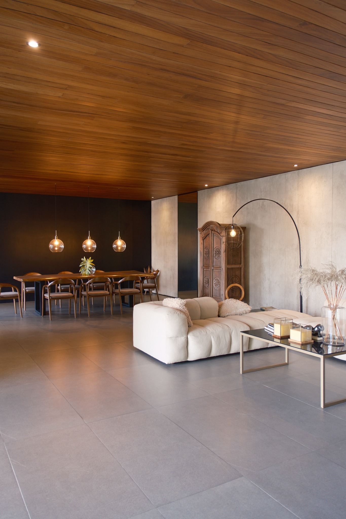Sala de residencia de diseño contemporáneo